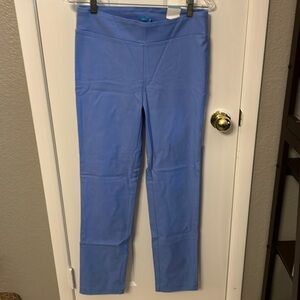 J McLaughlin Women’s (6) Sky Blue Masie Pants Pull On Stretch Straight Leg NWT